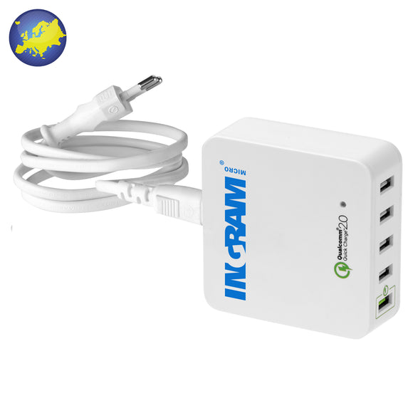 5-Port USB Charging Station